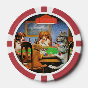 Lot De Jeton De Poker Coolidge Classique Vintage Jeu de Poker pour Chien