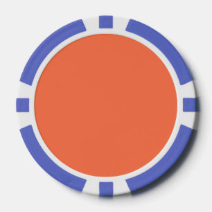 Lot De Jeton De Poker Couleur de corail saumon prête à Customiser