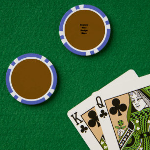 Lot De Jeton De Poker Créez Votre Propre Brun