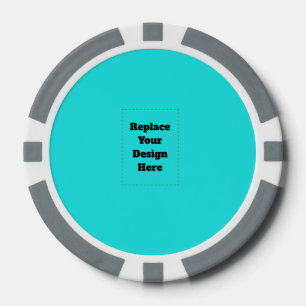 Lot De Jeton De Poker Créez votre propre cyan