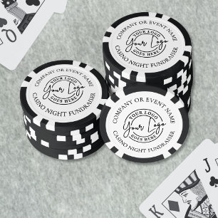 Lot De Jeton De Poker Créez votre propre logo de soirée casino
