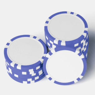 Lot De Jeton De Poker Créez votre propre personnalisable blanc