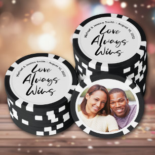 Lot De Jeton De Poker Créez Votre Propre Photo De Mariage