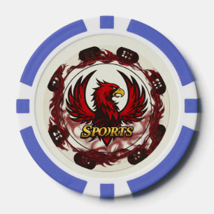 Lot De Jeton De Poker CrimsonCore : Conception de puces de poker à parti