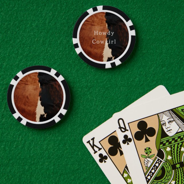 Lot De Jeton De Poker Cuir de vache faux marron noir Sud-Ouest (Table de poker (double))