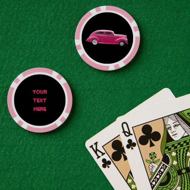 Lot De Jeton De Poker Custom 1940 Famous American Make Sedan (Table de poker (double))