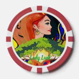 Lot De Jeton De Poker Custom Lady Luck 2 Couple's Game Night 