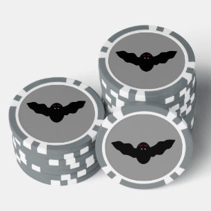 Lot De Jeton De Poker Déplaisant Halloween Vampire Bat