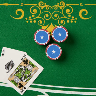 Lot De Jeton De Poker Drapeau de Somalie