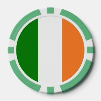 Lot De Jeton De Poker Drapeau total de l'Irlande