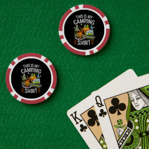 Lot De Jeton De Poker Drôle C'est Mon Camping Pour Campeur