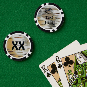 Lot De Jeton De Poker Écorce de bouleau