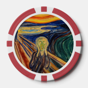 Lot De Jeton De Poker Edvard Munch - Le cri 1910