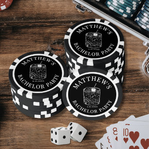 Lot De Jeton De Poker Enterrement de vie de garçon personnalisé