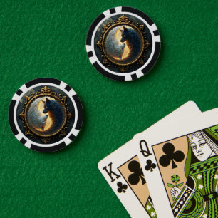 Lot De Jeton De Poker Équilibre lunaire – Là où les ombres embrassent la