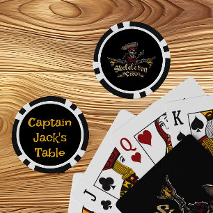 Lot De Jeton De Poker Équipe de squelette