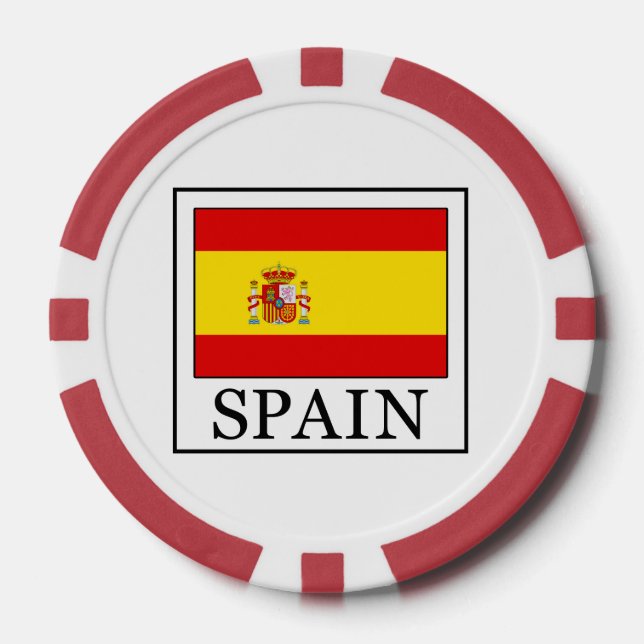 Lot De Jeton De Poker Espagne (Recto)
