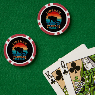 Lot De Jeton De Poker Fabricant de crêpes Lineman - Football américain