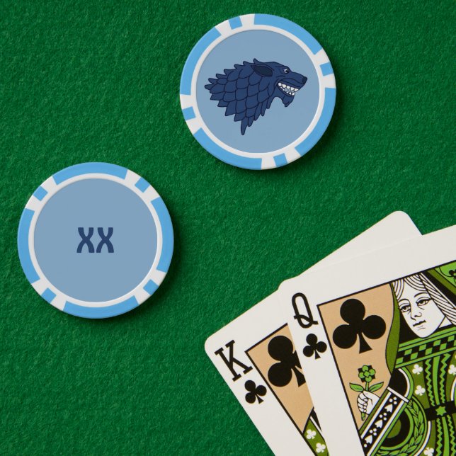 Lot De Jeton De Poker Fenrir/Fenriswolf (Table de poker (double))