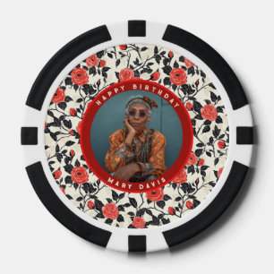 Lot De Jeton De Poker Fête d'anniversaire de fille sur le thème de la ro
