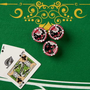 Lot De Jeton De Poker Fête d'anniversaire Japon fleur de cerisier coloré