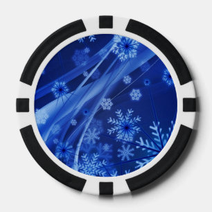 Lot De Jeton De Poker Flèches bleues