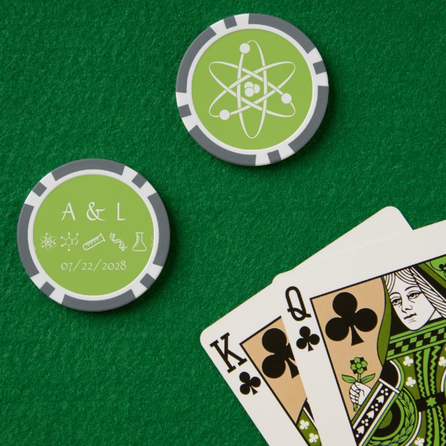 Lot De Jeton De Poker Forces attractives en périphérie (Table de poker (double))