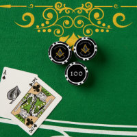 Freemason Masonry Masonic Carré noir et Compass