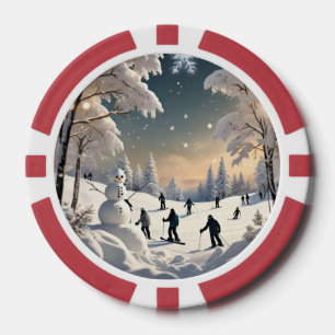 Lot De Jeton De Poker "Frozen Waterfall Wonder"