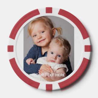 Lot De Jeton De Poker Full Vertical Photo Script Custom Text