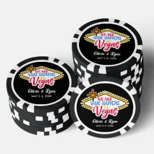 Lot De Jeton De Poker Fun Custom Las Vegas Mariage Faveur