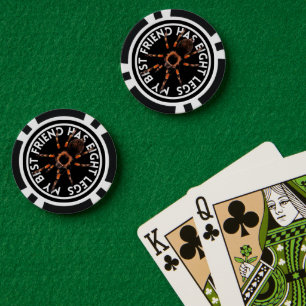 Lot De Jeton De Poker Funny meilleur ami Tarantula