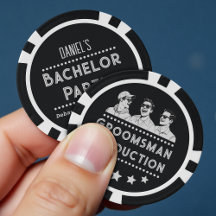 Funny Retro Vintage Noir et Blanc Bachelor Party