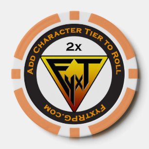 Lot De Jeton De Poker Fyxt RPG +2 Joueur Joueur Joueur Jouer Jouet Poker