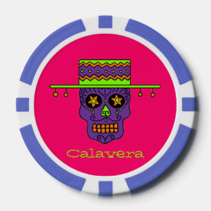 Lot De Jeton De Poker Gaucho Sugar Crâne