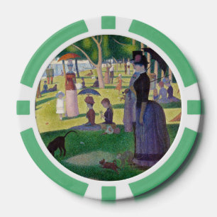 Lot De Jeton De Poker Georges Seurat - Un dimanche après-midi à l'Île de
