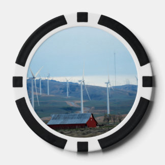 Lot De Jeton De Poker Grange et moulins à vent