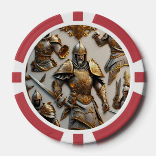 Lot De Jeton De Poker "Guerriers légendaires"