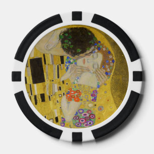 Lot De Jeton De Poker Gustav Klimt - Le baiser