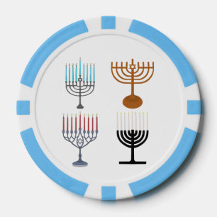 Lot De Jeton De Poker Hanoukka judaïsme religion juive