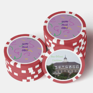 Lot De Jeton De Poker Happy Marfi Gras Poker Chip