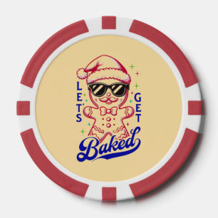 Lot De Jeton De Poker Homme en pain d'épices drôle - Faisons-nous cuire