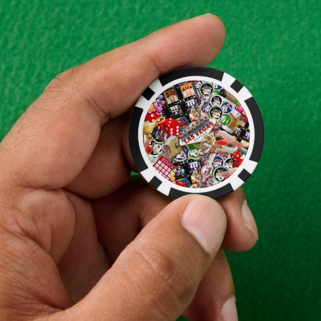Lot De Jeton De Poker Icônes Las Vegas (main)