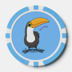 Lot De Jeton De Poker Illustration de dessin humoristique du toucan joye