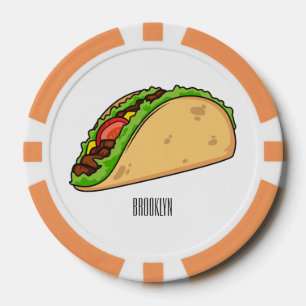 Lot De Jeton De Poker Illustration de dessin sur Taco