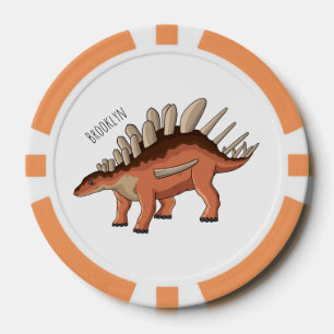 Lot De Jeton De Poker Illustration de Kentrosaurus