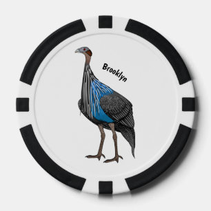 Lot De Jeton De Poker Illustration de la caricature de la vautour