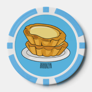 Lot De Jeton De Poker Illustration de la tarte à l'oeuf