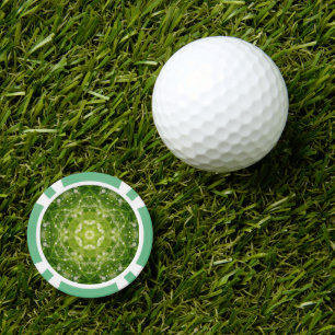 Lot De Jeton De Poker imprimé décoratif vert Abstrait