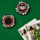 Invitation de fête d'anniversaire Red Poker Chips